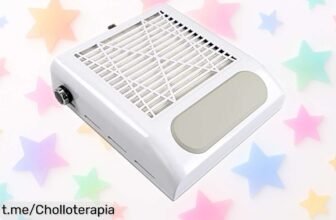 Aspirador de uñas profesional 80W con succión potente y filtro portátil a precio loco, haz que tu arte brille antes de que se agote esta oferta increíble.