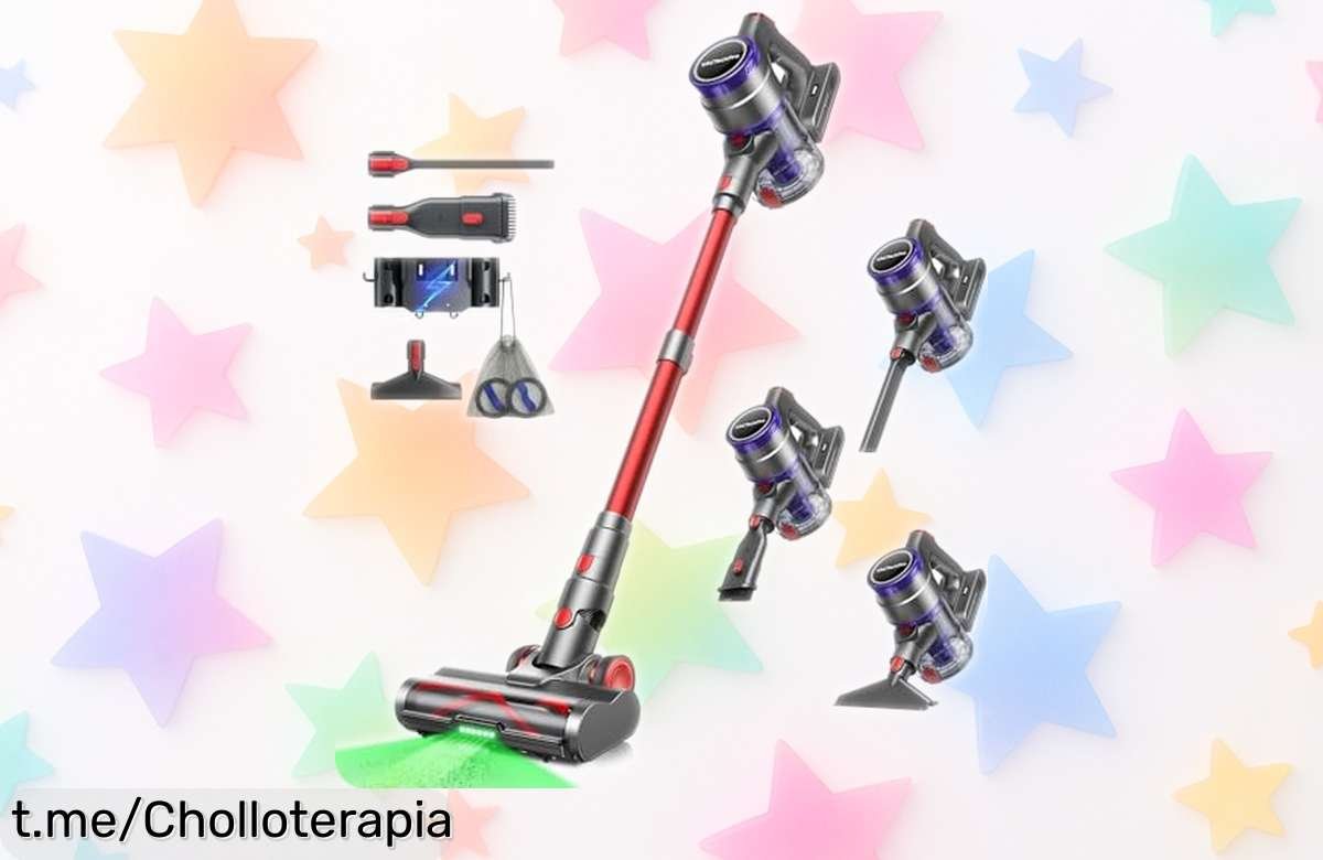 Aspiradora sin cable VACTechPro 48000Pa potente y silenciosa en oferta brutal, mejora tu hogar hoy mismo, ¡no dejes que se te escape esta oportunidad inédita!