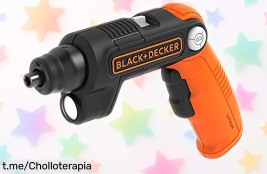 Atornillador BLACK+DECKER 3.6V con luz LED a precio rebajado impresionante, haz más fácil tus proyectos y no dejes pasar esta oportunidad única para llevarlo ahora mismo.