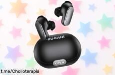 Auriculares inalámbricos BUGANI Bluetooth 5.3, ¡rebajados de precio! Disfruta un sonido potente y tu música mejor que nunca antes de que se agote este super chollo irresistible.