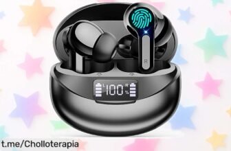 Auriculares inalámbricos Bluetooth 5.3 con 35 horas de música y sonido HD, ¡precios brutales solo hoy! No te quedes sin el super chollo que hará vibrar tu día a día.