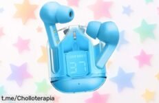 Auriculares inalámbricos Bluetooth 5.4 con sonido potente y 50h de batería a un precio loco: ¡hazte con esta super ganga antes de que vuelen!