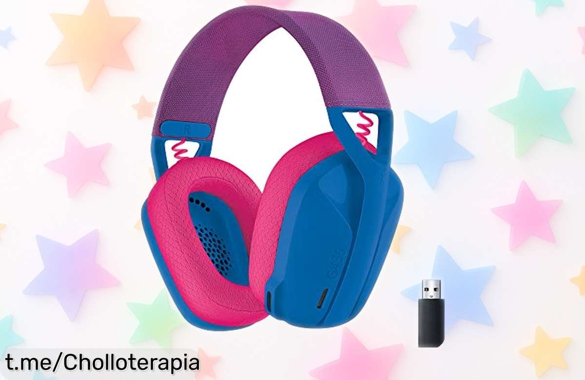 Auriculares inalámbricos Logitech G435 con sonido envolvente a precio rebajado, ¡super chollo! Mejora tus partidas épicas y no dejes escapar esta oferta limitada.