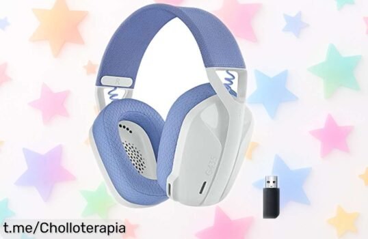Auriculares inalámbricos gaming Logitech G435 con sonido Dolby Atmos, ahora a precio loco en un súper chollo. ¡No te pierdas esta oferta para jugar y charlar sin límites!
