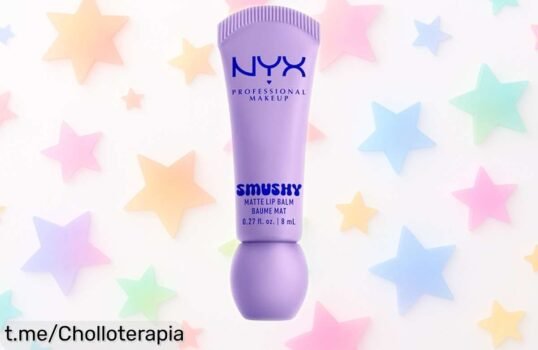 Bálsamo labial mate NYX Smushy Matte, el super chollo que tus labios merecen: hidratación y un acabado natural a precio rebajado, ¡no te lo pierdas!