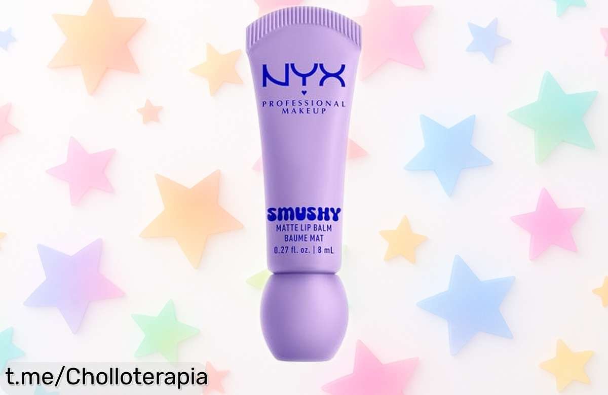 Bálsamo labial mate NYX Smushy Matte, el super chollo que tus labios merecen: hidratación y un acabado natural a precio rebajado, ¡no te lo pierdas!
