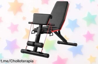 Banca multifunción ajustable Allinlife para entrenar en casa, precio rebajado y una potencia que no querrás dejar escapar. ¡Hazlo por ti y siente la energía al máximo!