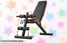 Banco abdominal multifunción Allinlife, ¡super chollo con precio rebajado! Aprovecha esta oferta antes de que se acabe y siente la fuerza de un cuerpo en forma.