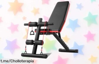 Banco abdominal multifunción Allinlife, ¡super chollo con precio rebajado! Aprovecha esta oferta antes de que se acabe y siente la fuerza de un cuerpo en forma.