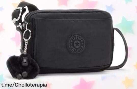 Bandolera pequeña Kipling: Cierre seguro y material a prueba de salpicaduras, ¡rebajada con un super chollo que te protegerá sin complicaciones! ¡Corre y no pierdas esta oportunidad divertida!