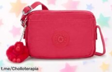 Bandolera pequeña Kipling súper ligera, perfecta para llevar a todas partes rebajada de precio. ¡No te quedes sin la tuya, que se acaban volando!