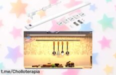 Barra LED de cocina 60 cm con sensor y regulador, mejora tu rincón favorito a ¡precio rebajado! Aprovecha esta oferta limitada antes de que desaparezca.