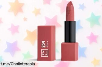 Barra de labios 3INA rosa nude, pigmentación brutal y mate con vitamina E: ¡ofertón para unos labios hidratados que no se van a ir! Aprovecha antes de que desaparezca esta oportunidad.