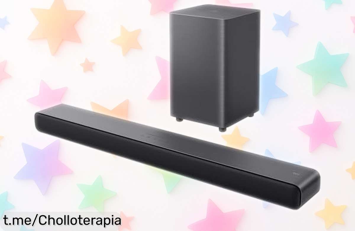 Barra de sonido TCL con Dolby Atmos y graves como en el cine, ahora a un precio rebajado que no querrás dejar pasar. ¡Crea momentos mágicos en casa antes de que se acaben!