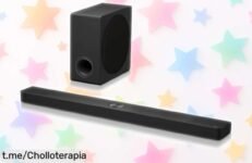 Barra de sonido inteligente LG con 570W y Dolby Atmos en un super chollo, ¡rebajada para que sientas el cine en casa! Corre a disfrutar del sonido que tus películas merecen.