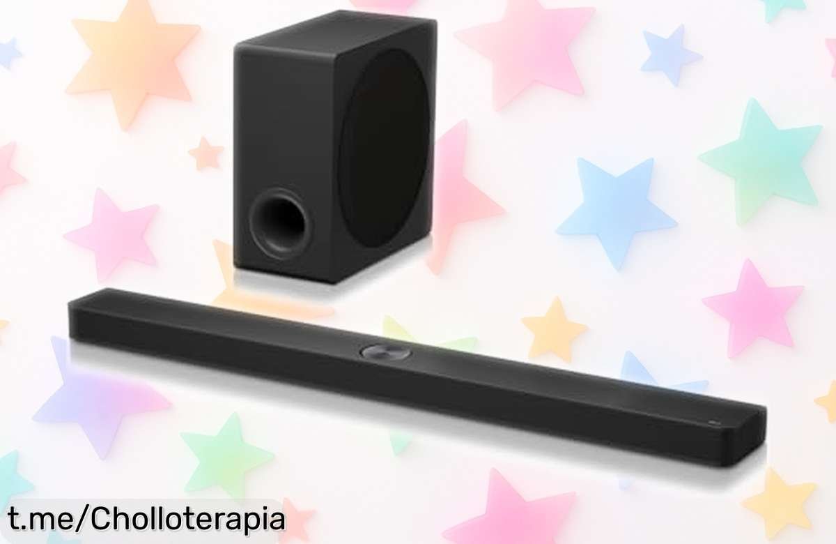 Barra de sonido inteligente LG con 570W y Dolby Atmos en un super chollo, ¡rebajada para que sientas el cine en casa! Corre a disfrutar del sonido que tus películas merecen.