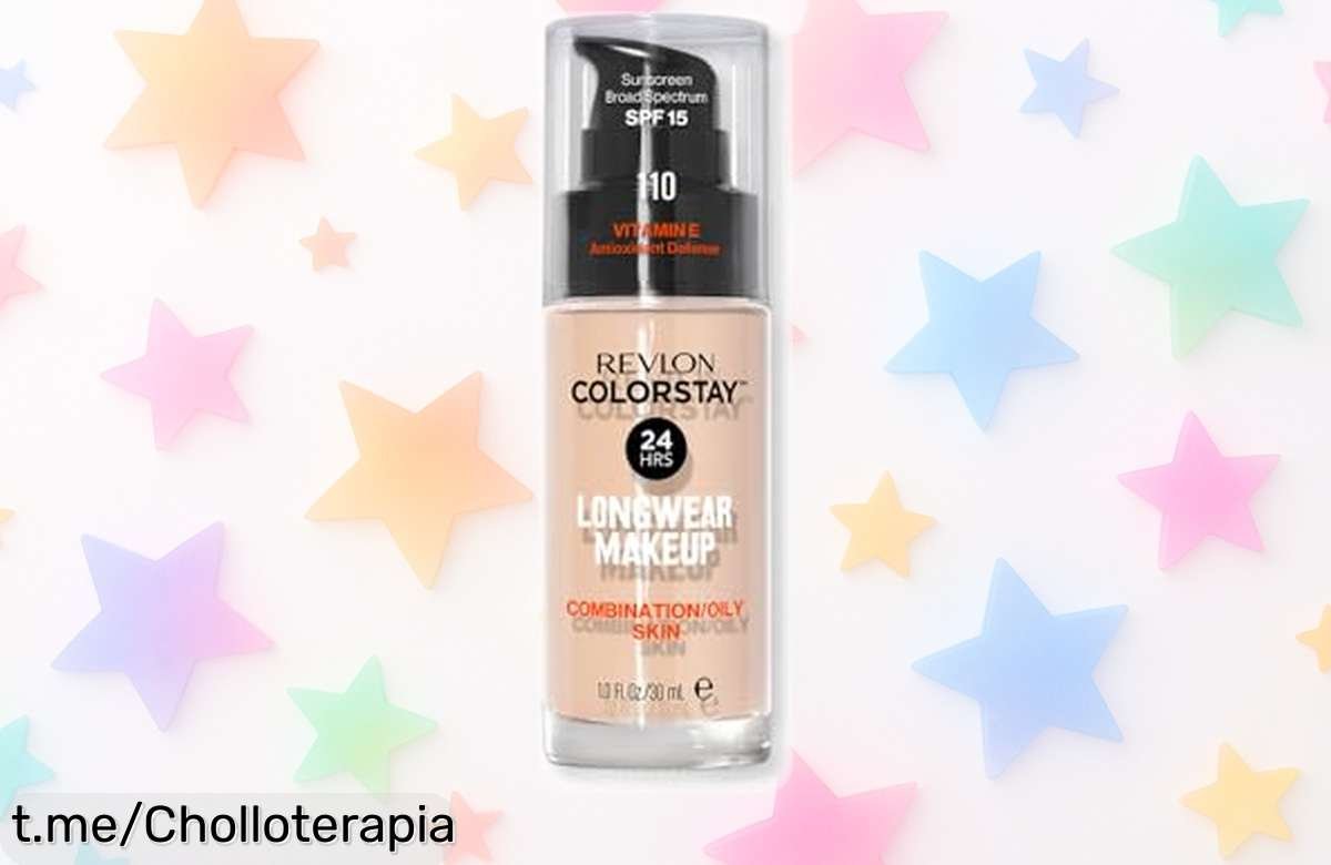 Base de maquillaje Revlon ColorStay SPF 15 con acabado mate a precio rebajado, ¡siente la magia de lucir perfecta todo el día sin brillos! Corre antes que se agote.