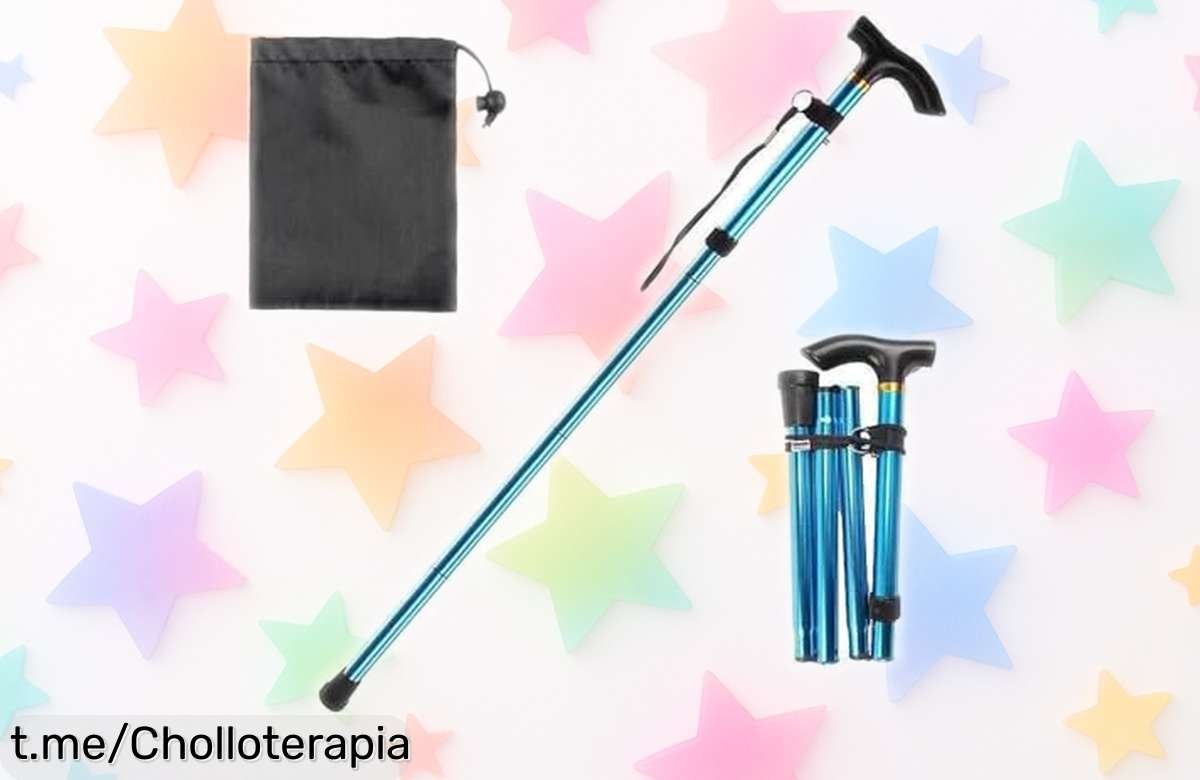 Bastón de aluminio Galtbar con asiento, ajustable y compacto a un precio rebajado que no volverás a encontrar. ¡Aprovecha esta oferta y disfruta cada momento sin parar!