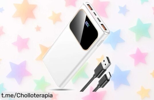 Batería externa 2025 Power Bank 10000mAh con carga rápida y pantalla LED: precio de ganga para mantener tu móvil siempre listo, ¡aprovecha este super chollo antes de que desaparezca!