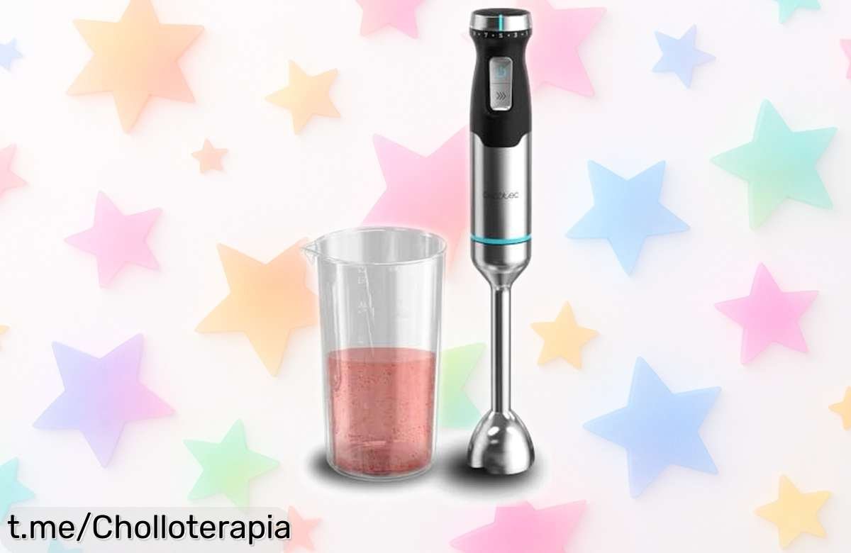 Batidora de mano Cecotec Power Pulsar 2300MAX alucinante, potencia brutal y rebajado a precio increíble. ¡Haz tus batidos perfectos antes de que se acaben!