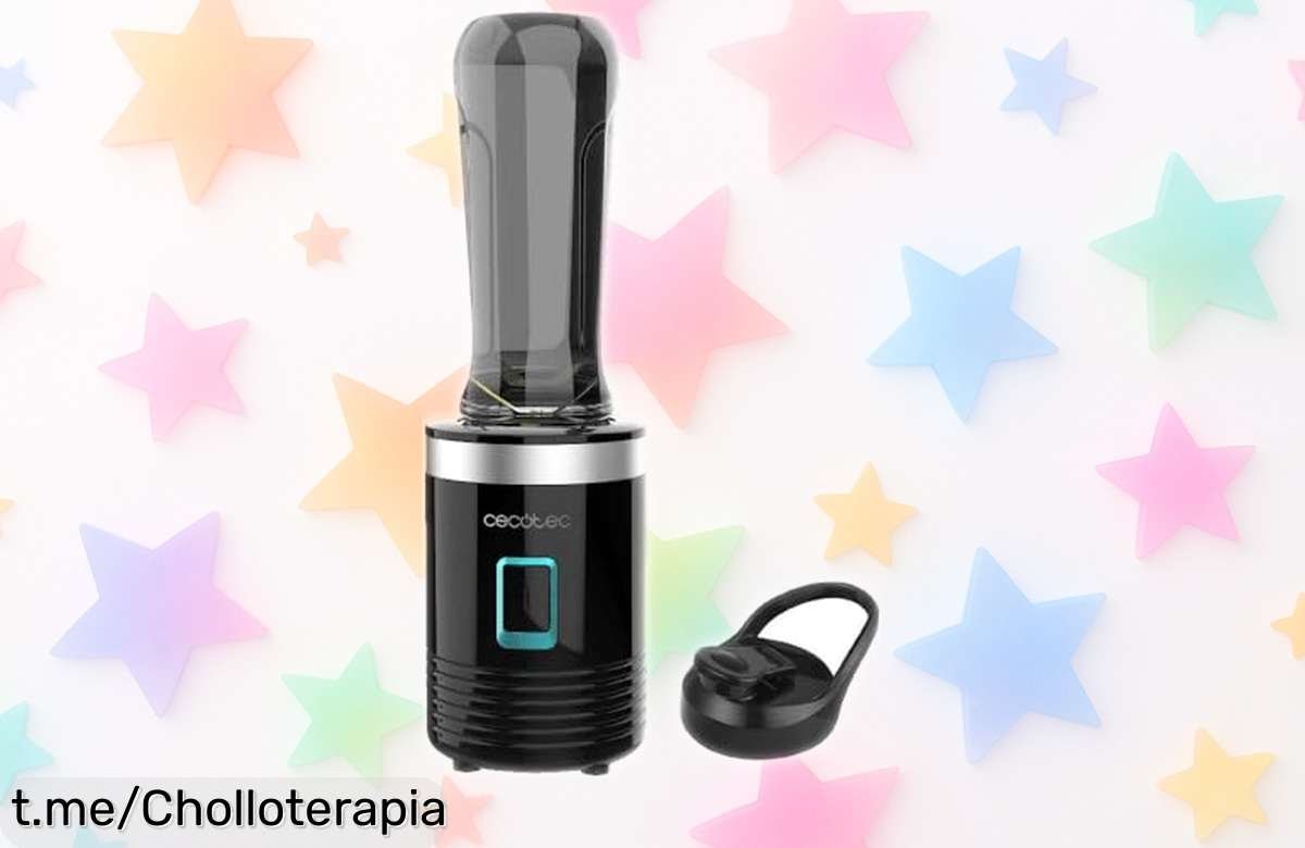 Batidora portátil potente Cecotec a precio loco: ¡prepara batidos perfectos en segundos y haz tu vida más fresca con este super chollo que no puedes dejar escapar!