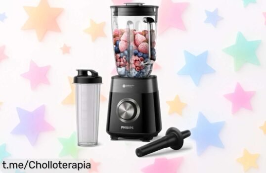 Batidora potente Philips Serie 5000 con vaso de 2 litros a precio loco, el super chollo que necesitas para batidos cremosos y hacer feliz a toda la familia ¡Aprovecha ya!
