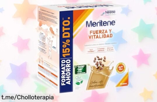 Batidos de café descafeinado Meritene para fuerza y vitalidad, ¡super chollo que refuerza tus músculos! No dejes pasar esta oportunidad única, compra ya antes que se agoten.