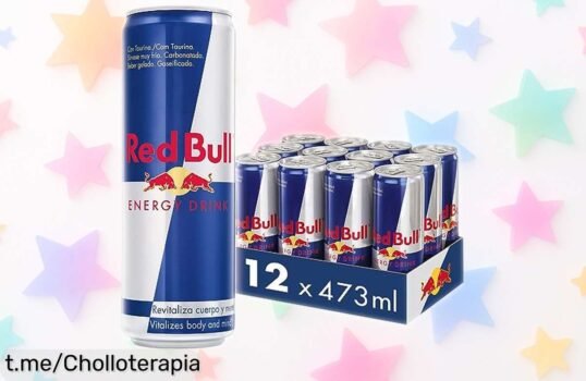 Bebida energética Red Bull rosa 12x473ml a precio rebajado, ¡refresca tu energía y aprovecha este super chollo antes de que se agote!