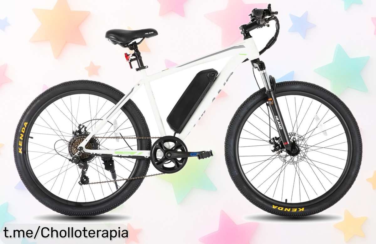 Bicicleta eléctrica Hiland EHD809: super chollo con descuento que se esfumará pronto, ¡hazte de tu libertad y energía en la ciudad antes de que sea muy tarde!