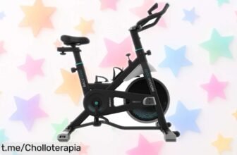 Bicicleta estática Cecotec DrumFit 13000 a precio loco, con volante de inercia y pulsómetro para que te sientas imparado. ¡No la dejes escapar, vuelan rápido!