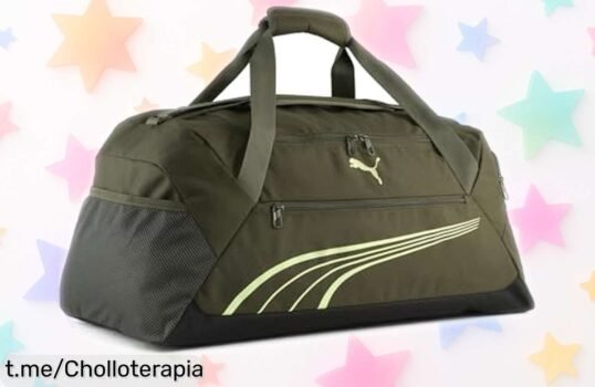 Bolsa de deporte mediana Puma con diseño llamativo y resistencia espectacular, ¡aprovecha este precio rebajado imposible y hazla tuya ya antes de que vuela!