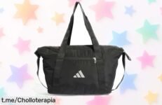 Bolsa deportiva adidas para mujer con bolsillo seguro y espacio XXL, rebajada a precio loco: ¡aprovéchate de este super chollo y vive el estilo en cada entrenamiento!