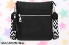 Bolso bandolera mujer TEUEN con diseño moderno y superespacio, edición limitada a un precio rebajado ¡Atrapa la libertad de tus salidas diarias antes que vuelen!