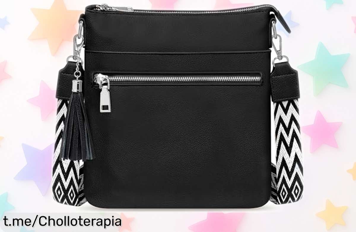Bolso bandolera mujer TEUEN con diseño moderno y superespacio, edición limitada a un precio rebajado ¡Atrapa la libertad de tus salidas diarias antes que vuelen!
