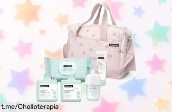 Bolso carro bebé Suavinex con cosmética completa para pieles sensibles, ahora en super chollo que hará sonreír a tu peque y cuidar su delicada piel ¡Aprovecha este ofertón ya!