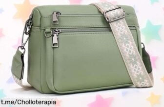 Bolso cruzado MUIIKOLA: seguridad y estilo en un producto de piel sintética, ahora rebajado a un precio loco que te hará brillar. ¡No te lo pierdas!