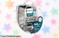 Bombillas Philips XtremeVision Pro con descuento brutal: mejora tu seguridad al volante y siente la diferencia en cada viaje, ¡no dejes pasar este ofertón!