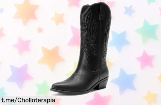 Botas cowboy de mujer Dream Pairs con un precio rebajado que te hará sentir el poder del auténtico estilo western, ¡hazlas tuyas ya antes de que se agoten!