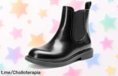 Botas de tobillo para niñas llenas de estilo y seguridad con cremallera lateral, ¡descuentazo brutal! Corre que vuelan y dale a tus peques lo mejor sin complicaciones.