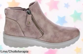 Botines Skechers modelo Lovely Vibe en marrón, con un descuentazo irrepetible que te hará brillar. ¡No esperes más y eleva tu estilo ahora mismo!