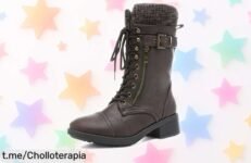 Botines de nieve para mujer con bolsillo secreto, ¡rebajados! Ponte y quítate las botas en un segundo. No dejes pasar esta oferta limitada que hará brillar tu estilo este invierno.