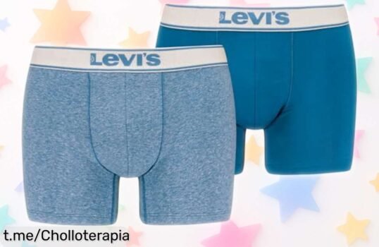 Boxers Levi’s para hombre con ajuste perfecto y diseño único, ¡aprovéchate de esta oferta increíble y dale a tu día la comodidad que se merece!