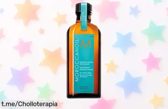 Brillante tratamiento de cabello Moroccanoil con aceite de argán, ahora a precio rebajado por tiempo limitado; ¡haz que tu pelo brille como nunca y aprovecha este super chollo ya!