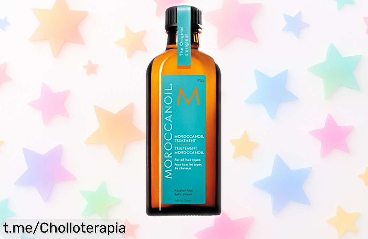 Brillante tratamiento de cabello Moroccanoil con aceite de argán, ahora a precio rebajado por tiempo limitado; ¡haz que tu pelo brille como nunca y aprovecha este super chollo ya!