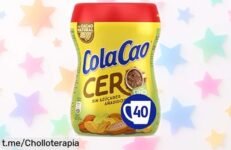 Cacao soluble natural ColaCao sin azúcares añadidos ahora a precio rebajado, ¡no te pierdas este super chollo que combina energía y sabor para disfrutar sin culpa!