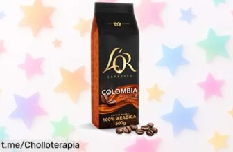 Café en grano 100% arábica L'OR Espresso con sabor intenso y toques de miel a un precio loco, date prisa y disfruta del mejor espresso en casa antes de que se agote este chollazo.