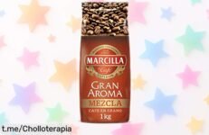 Café intenso y aromático Marcilla Gran Aroma 1000g a precio rebajado, ¡super chollo que despierta tus sentidos! No te quedes sin el impulso perfecto para tu día.