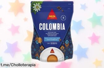 Café molido Delta Cafés Origen Colombia: super chollo con notas suaves y cítricas. Usa el cupón y regálate un sabor que alegrará tu día, ¡apresúrate antes de que se agote!