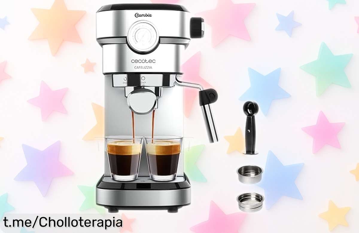Cafetera espresso y cappuccino Cecotec Cafelizzia 790 Steel Pro en oferta para disfrutar cafés perfectos en casa, ¡no dejes pasar esta oportunidad que hará feliz a tu paladar!