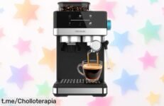 Cafetera express Cecotec Power Espresso 20 para café profesional en casa, ahora a precio loco; disfruta cada sorbo como si estuvieras en tu bar favorito. ¡No lo dejes escapar!